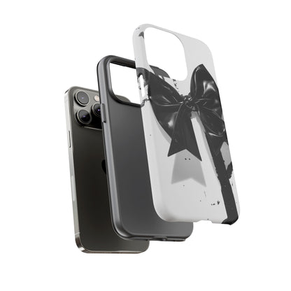 Phone Case — Black Bow Graphic Protective Cover