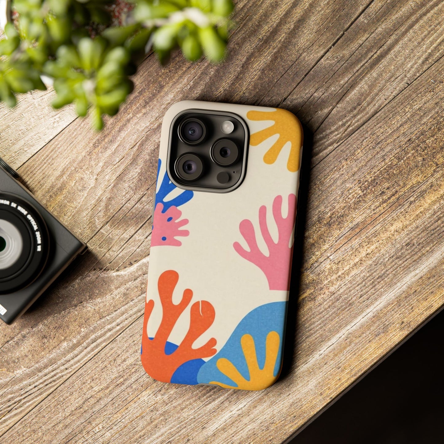 Tough Cases — Colorful Coral Pattern Phone Case