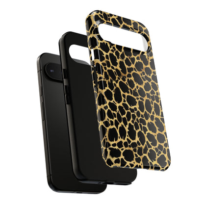 Giraffe Print Tough Phone Case — Durable Leopard-Style Protective Cover