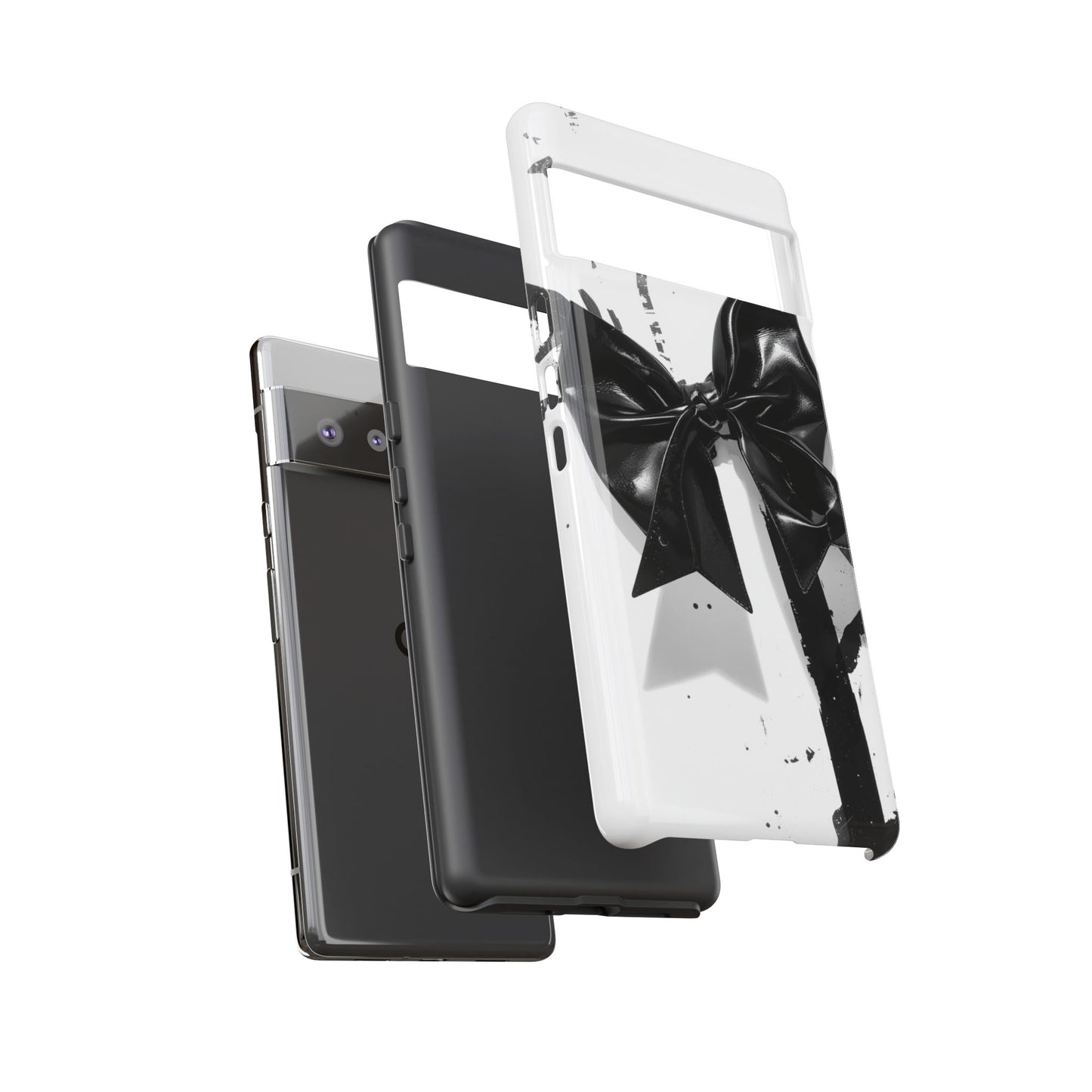 Phone Case — Black Bow Graphic Protective Cover