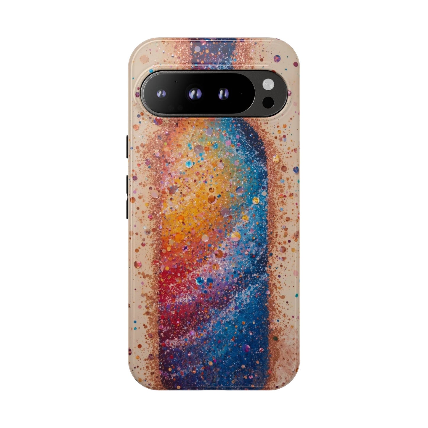 Galaxy Bottle Tough Phone Case — Colorful Nebula Splash iPhone Cover