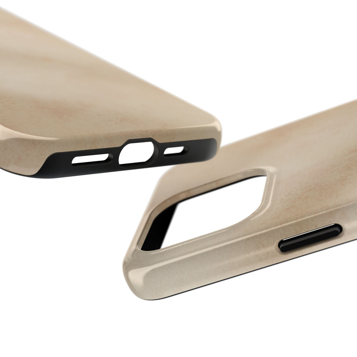 Tough Phone Case — Vintage Beige Marble Protective Phone Cover