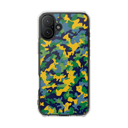 Camouflage Magnetic Clear Impact Phone Case