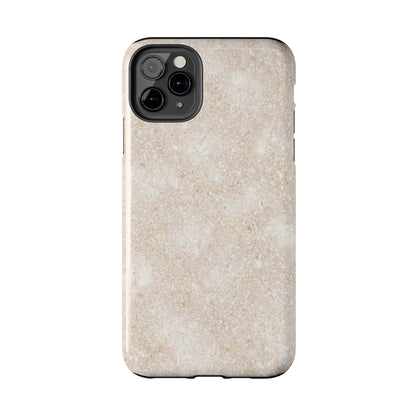 Marble Texture Tough Phone Case — Sandstone Protective Phone Cover