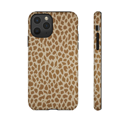Leopard Print Tough Phone Case — Slim Protective Animal Pattern