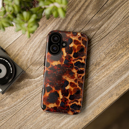 Tortoiseshell Phone Case — Protective iPhone Cover with Classic Amber Pattern