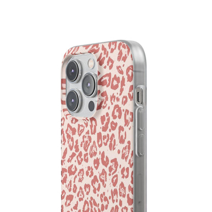 Pink Leopard Print Phone Case – Slim Flexible Protective Cover