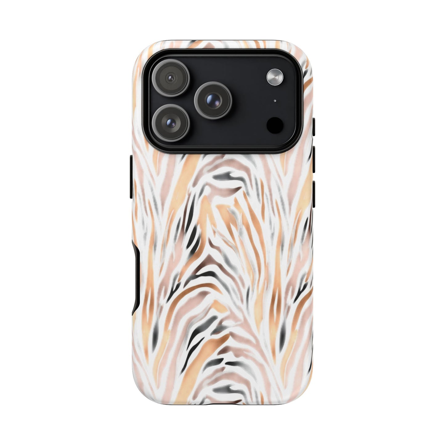 Tough Case — Neutral Watercolor Tiger Stripe Phone Case