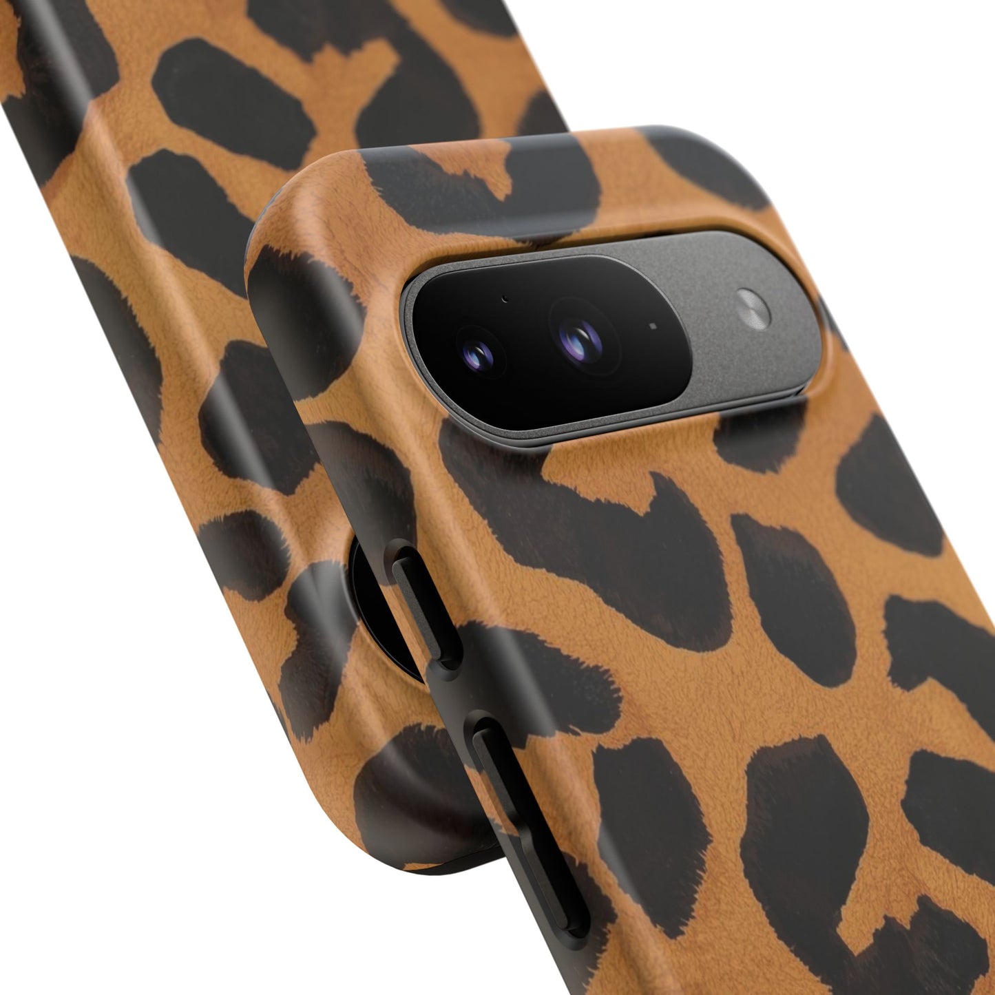 Leopard Print Tough Phone Case — Protective Animal Print iPhone Case