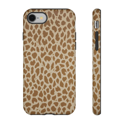 Leopard Print Tough Phone Case — Slim Protective Animal Pattern