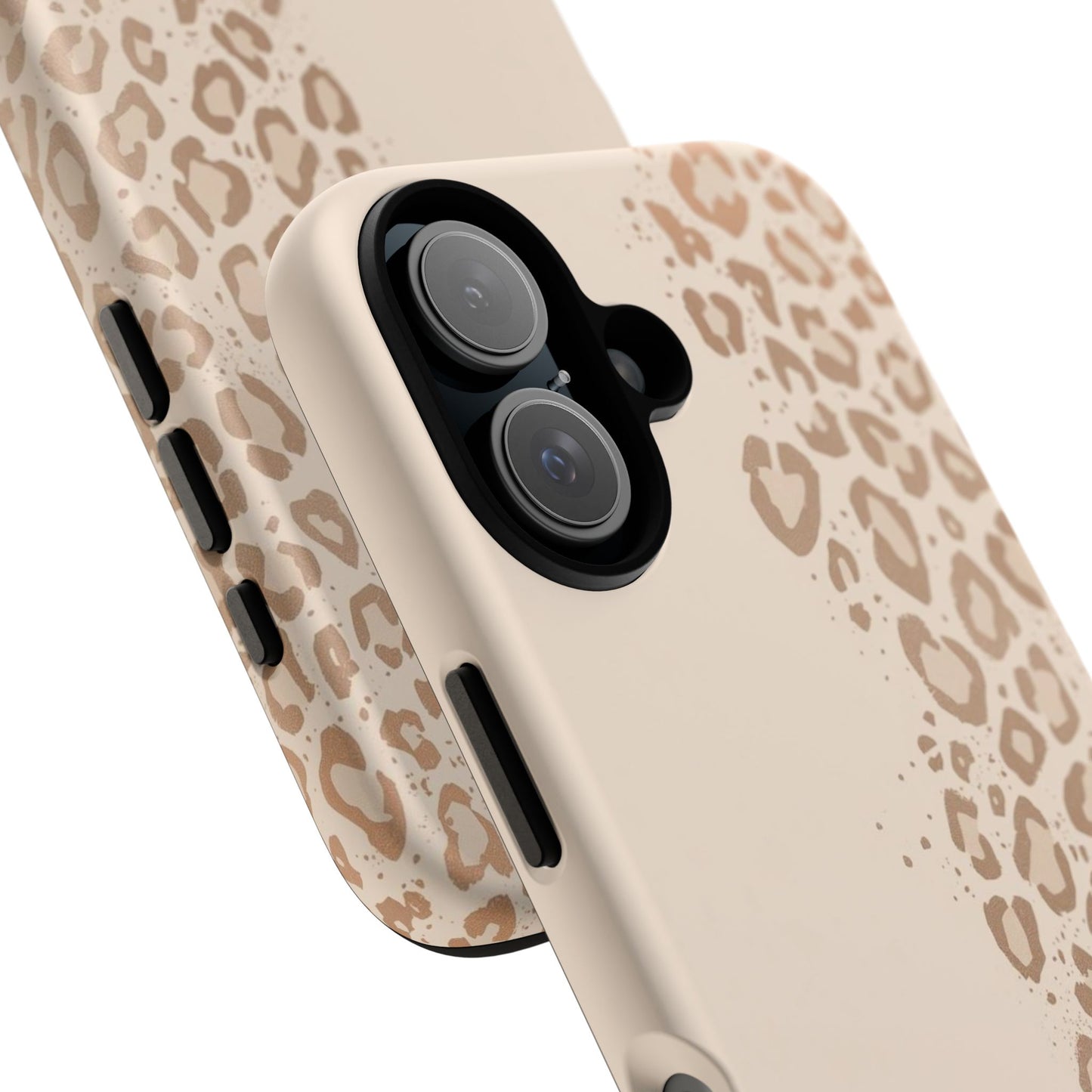 Phone Case – Beige Leopard Print Protective Cover