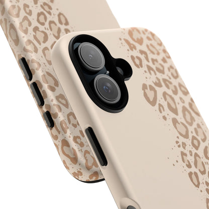 Phone Case – Beige Leopard Print Protective Cover