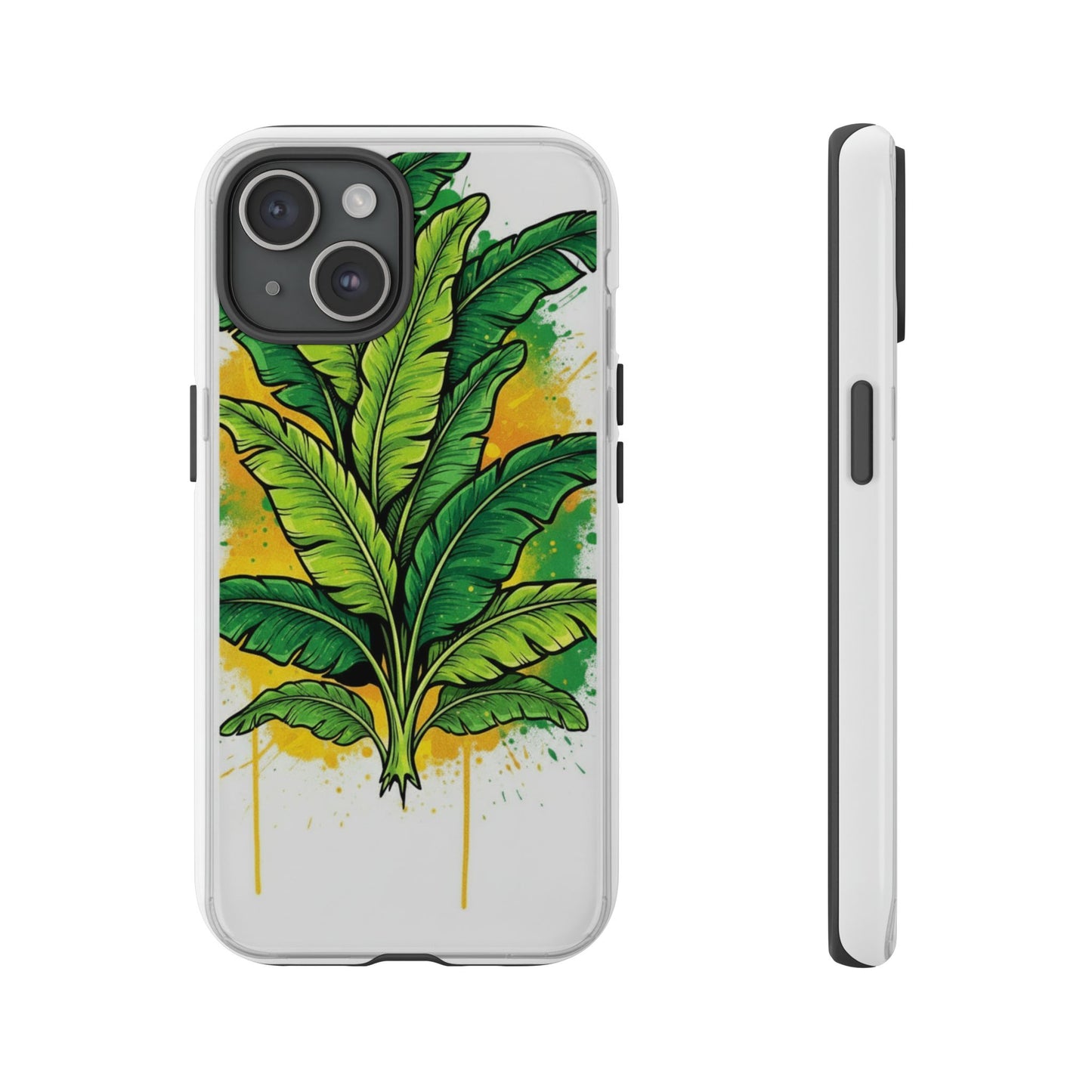 Tropical Banana Leaf Phone Case — Vibrant Green Plant Protector