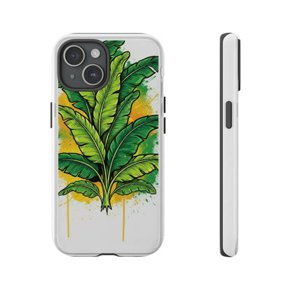 Tropical Banana Leaf Phone Case — Vibrant Green Plant Protector