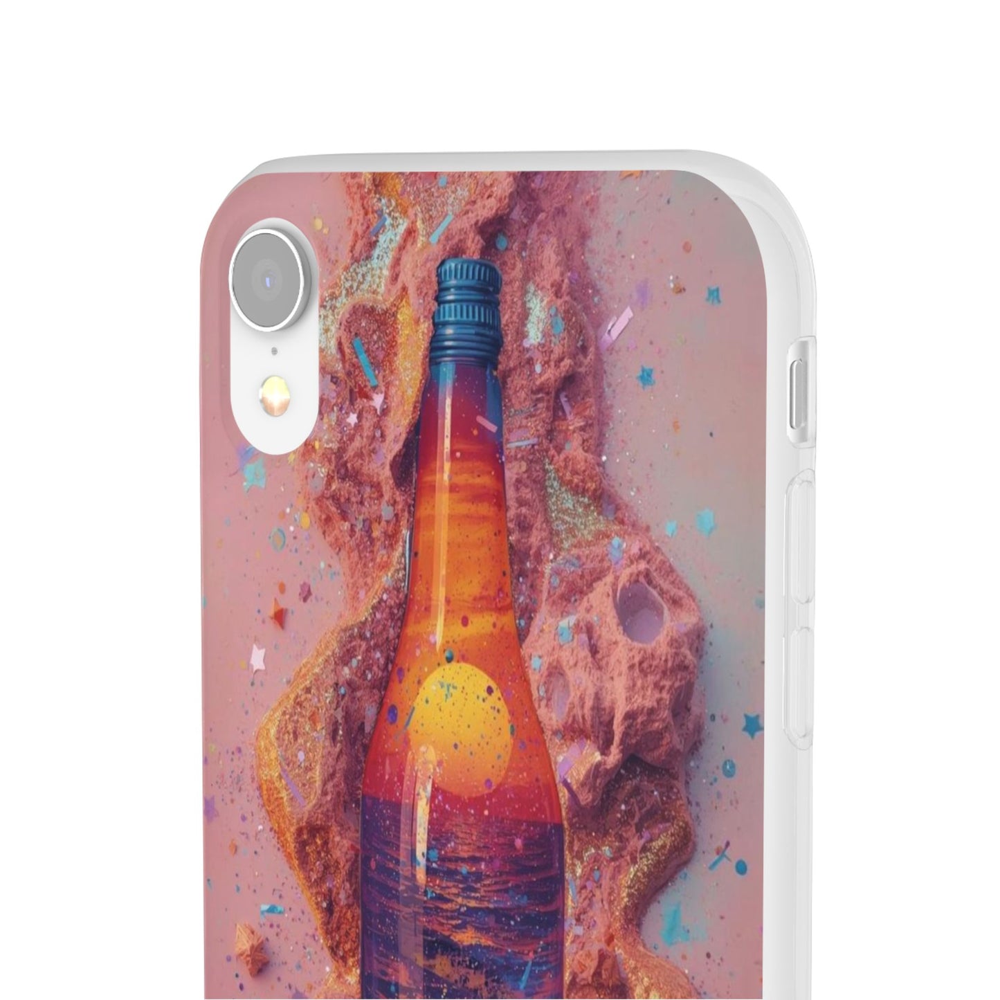 Phone Case — Surreal Sunset Bottle Art Flexible Protective Cover