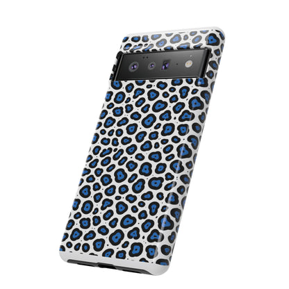 Blue Leopard Print Phone Case – Tough Protective Cover