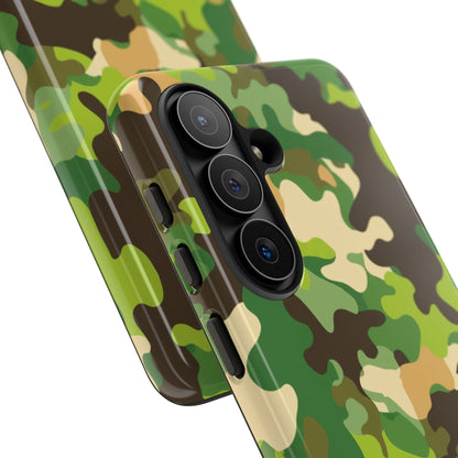 Camouflage Tough Phone Case — Military Camo Protective Cover