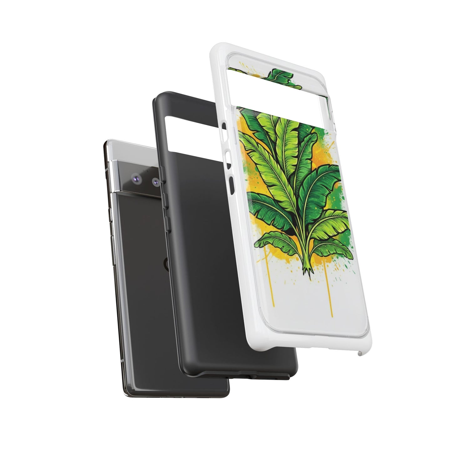 Tropical Banana Leaf Phone Case — Vibrant Green Plant Protector