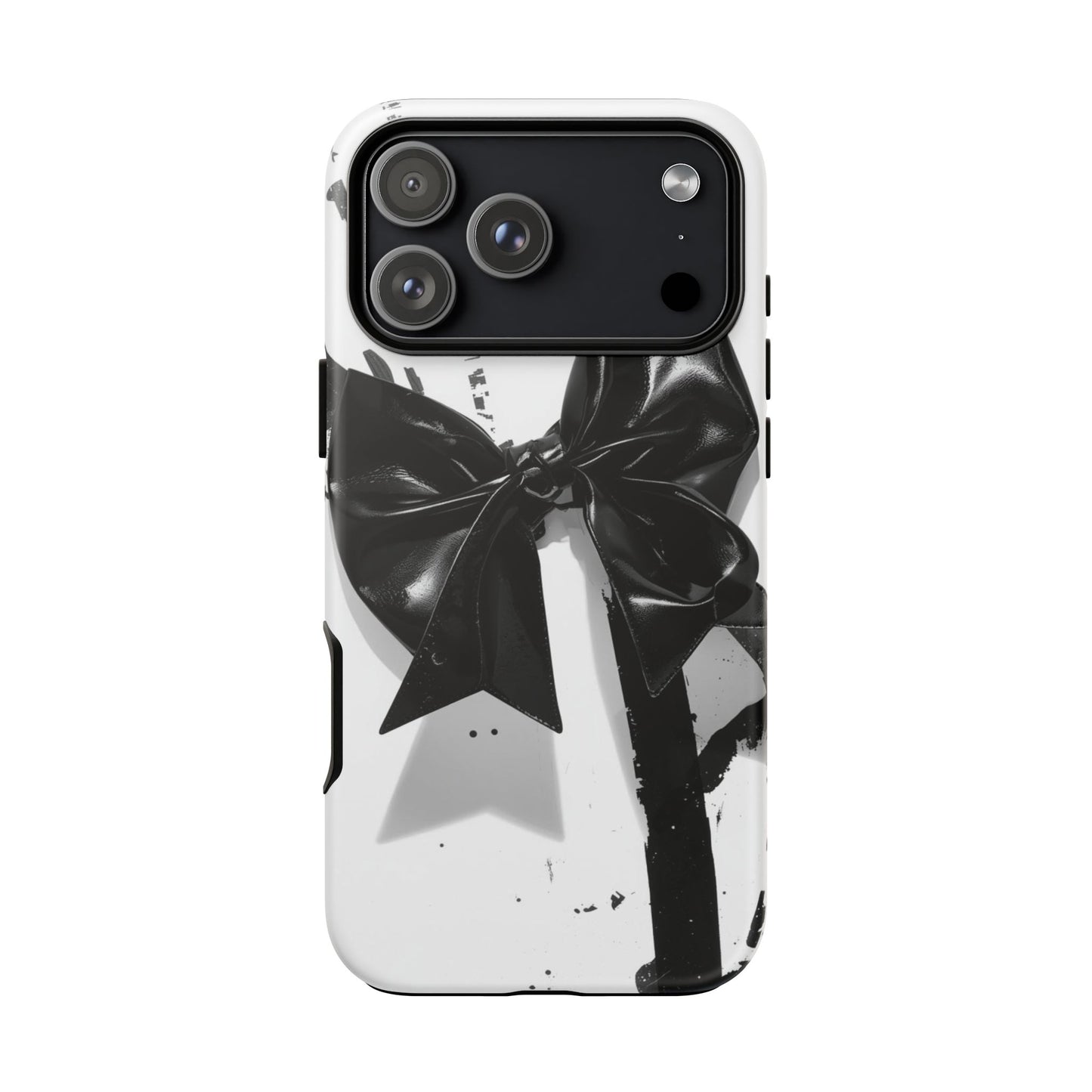 Phone Case — Black Bow Graphic Protective Cover