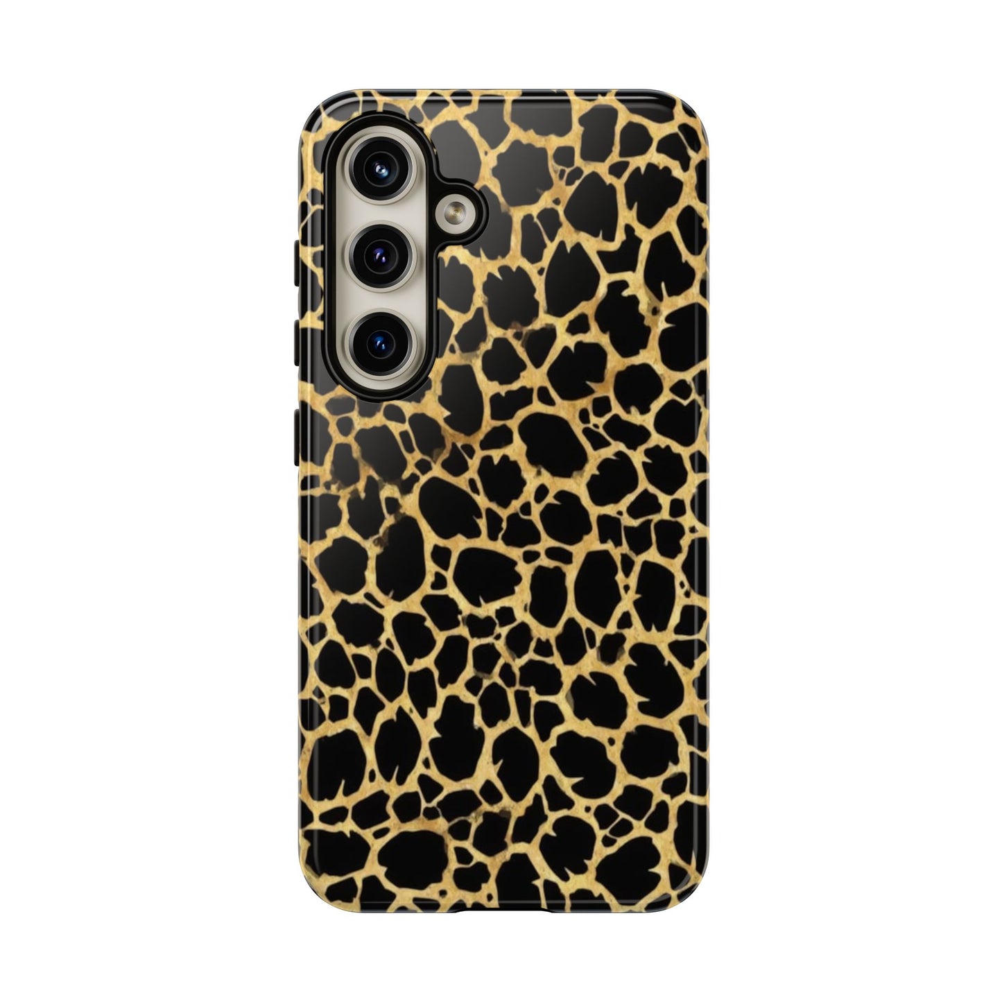 Giraffe Print Tough Phone Case — Durable Leopard-Style Protective Cover