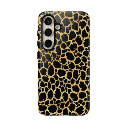 Giraffe Print Tough Phone Case — Durable Leopard-Style Protective Cover