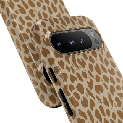 Leopard Print Tough Phone Case — Slim Protective Animal Pattern