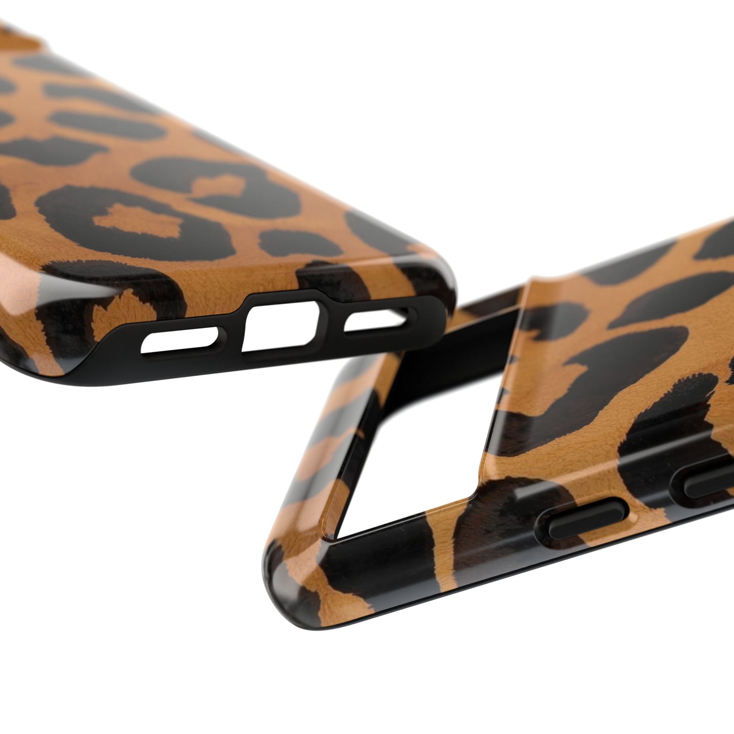 Leopard Print Tough Phone Case — Protective Animal Print iPhone Case