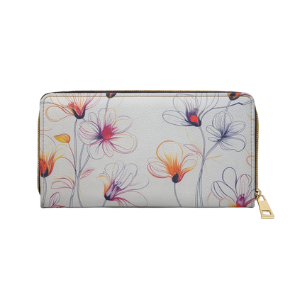 Women's Inked Floral Wallet - Spring Bloom