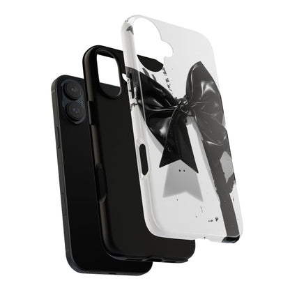 Phone Case — Black Bow Graphic Protective Cover