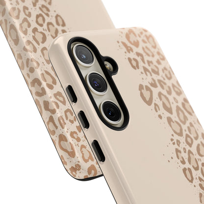 Phone Case – Beige Leopard Print Protective Cover
