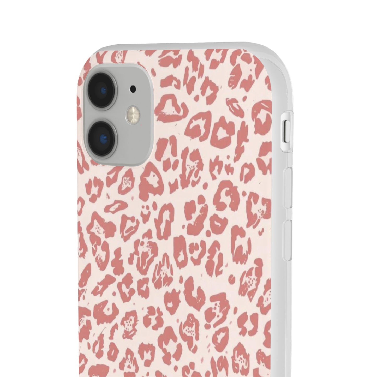 Pink Leopard Print Phone Case – Slim Flexible Protective Cover