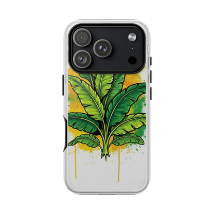 Tropical Banana Leaf Phone Case — Vibrant Green Plant Protector