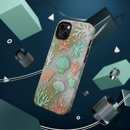 Seashell Coral Magnetic Impact Phone Case
