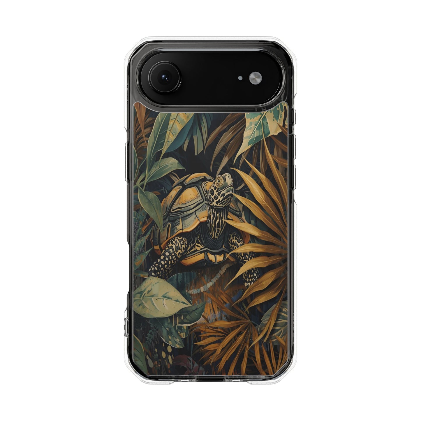 Turtle Jungle Magnetic Clear Phone Case