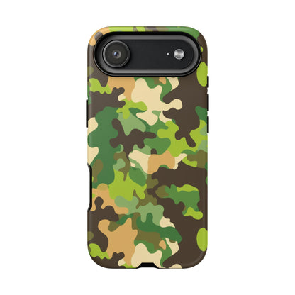 Camouflage Tough Phone Case — Military Camo Protective Cover