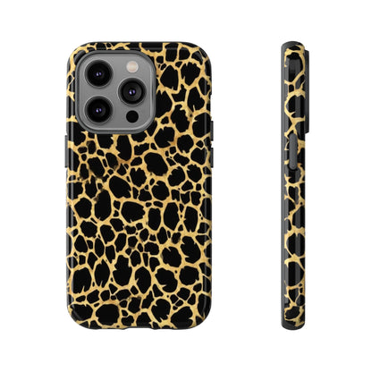 Giraffe Print Tough Phone Case — Durable Leopard-Style Protective Cover
