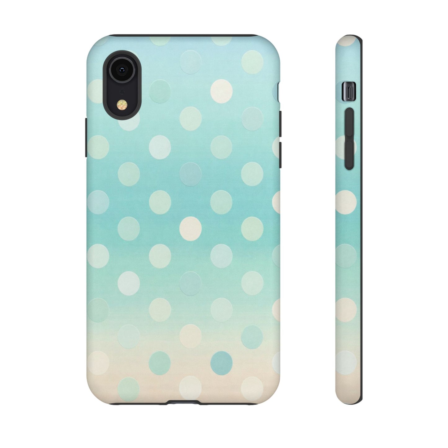 Abstract Palm Tough Phone Case — Minimal Coastal Blue Protective Cover