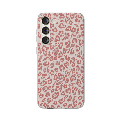 Pink Leopard Print Phone Case – Slim Flexible Protective Cover