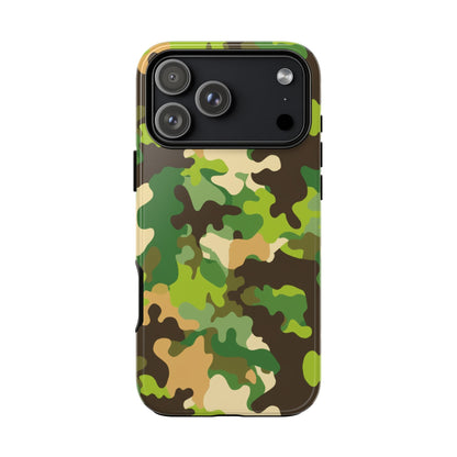 Camouflage Tough Phone Case — Military Camo Protective Cover