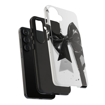 Phone Case — Black Bow Graphic Protective Cover
