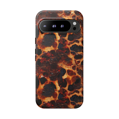 Tortoiseshell Phone Case — Protective iPhone Cover with Classic Amber Pattern