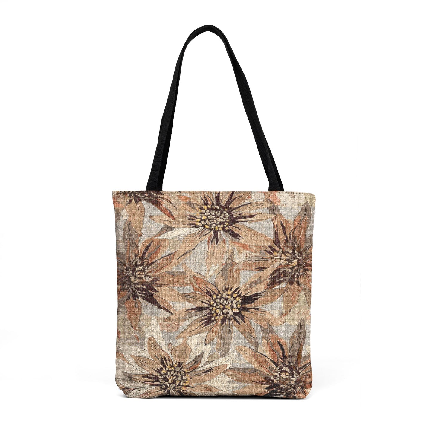 Blossom Woven Tote - Mosaic Earth Toned Bag