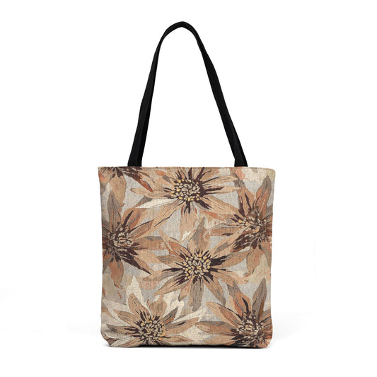Blossom Woven Tote - Mosaic Earth Toned Bag