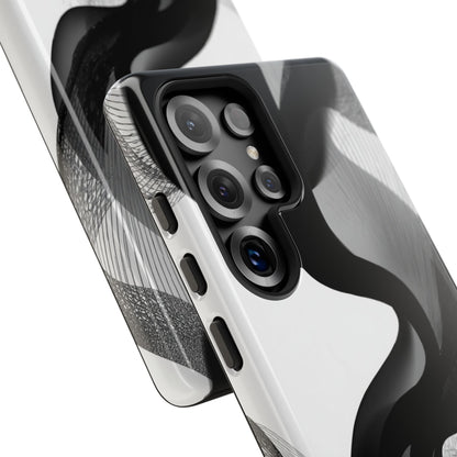 Phone Case — Monochrome Abstract Protective Cover