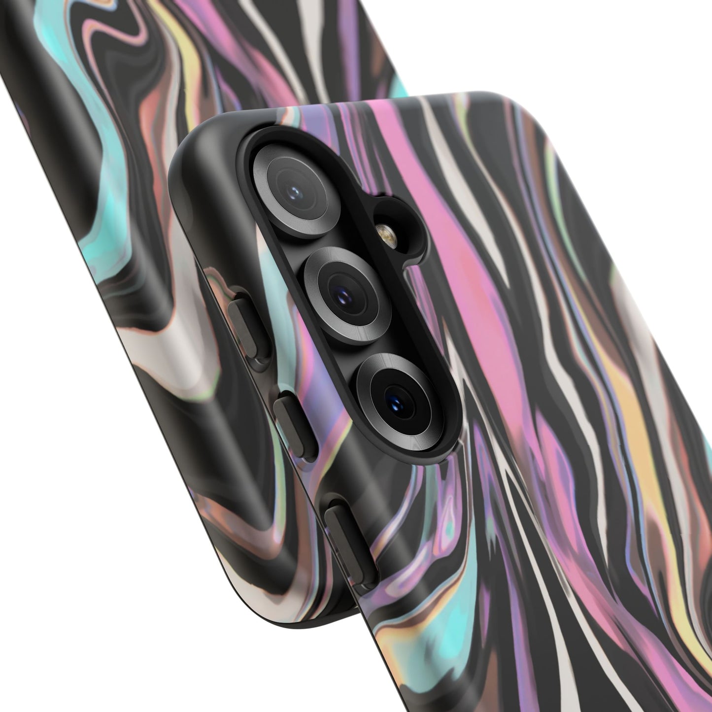 Abstract Marble Tough Phone Case — Pastel Swirl Protective Cover