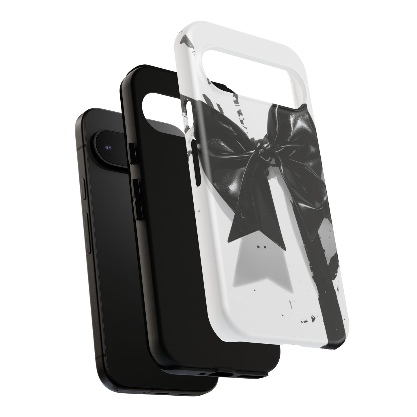 Phone Case — Black Bow Graphic Protective Cover