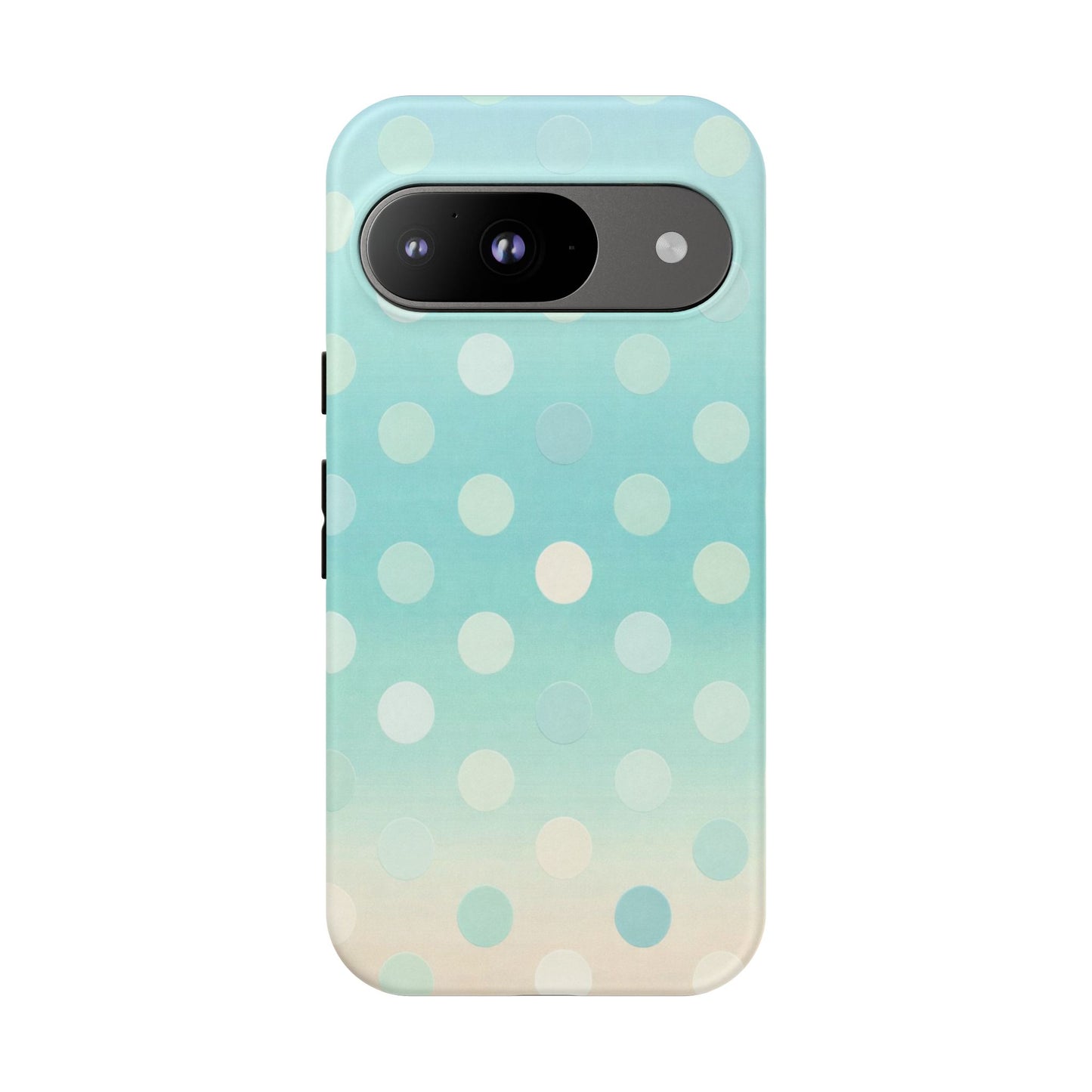 Abstract Palm Tough Phone Case — Minimal Coastal Blue Protective Cover