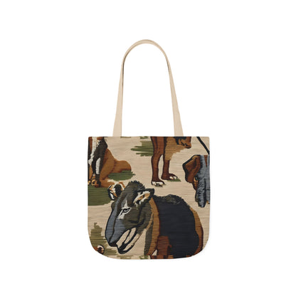 Canvas Tote — Farm Animal Rustic Tote Bag