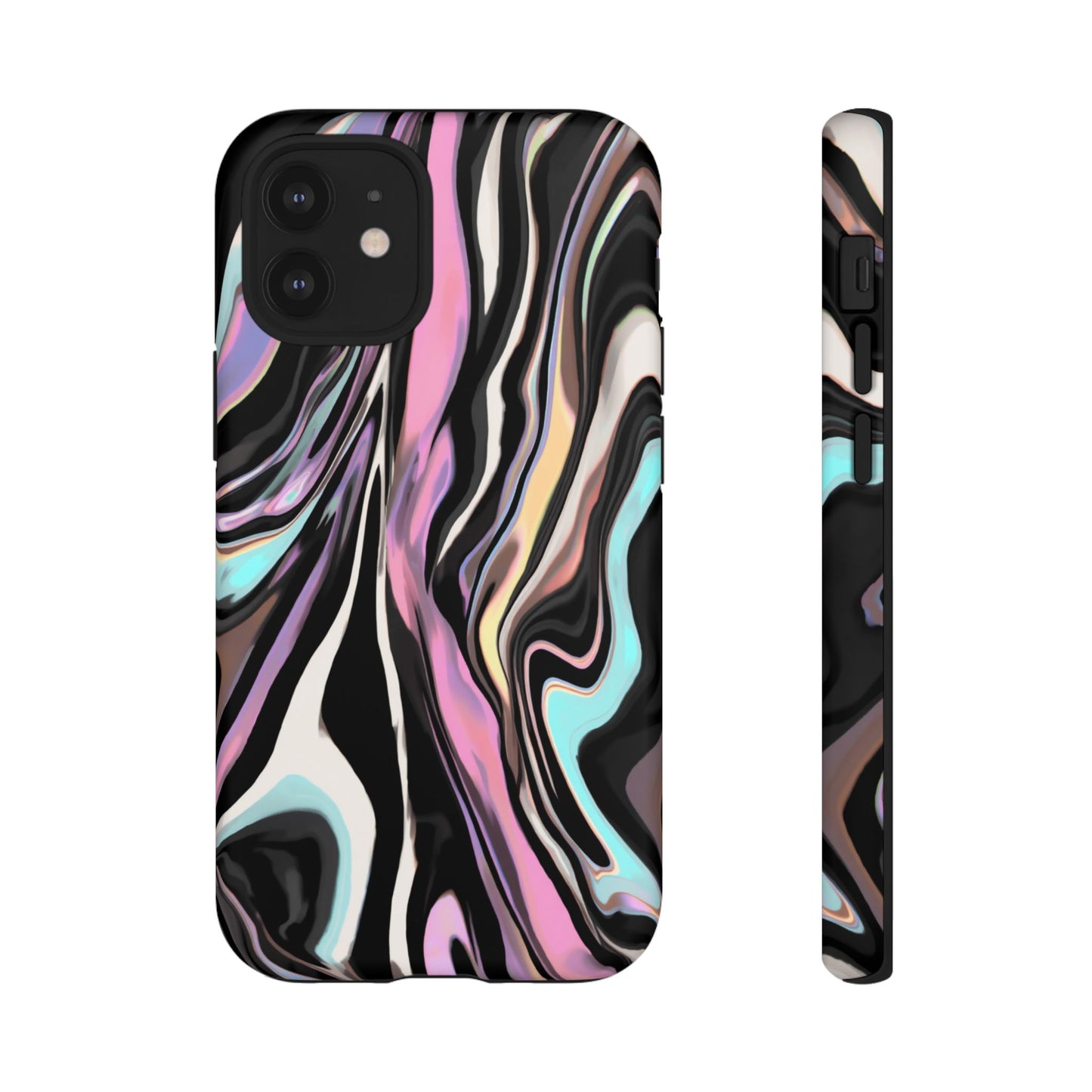 Abstract Marble Tough Phone Case — Pastel Swirl Protective Cover