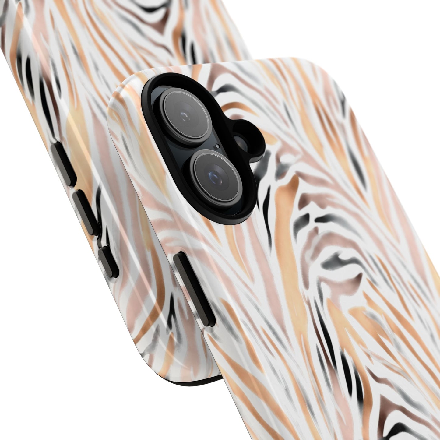 Tough Case — Neutral Watercolor Tiger Stripe Phone Case